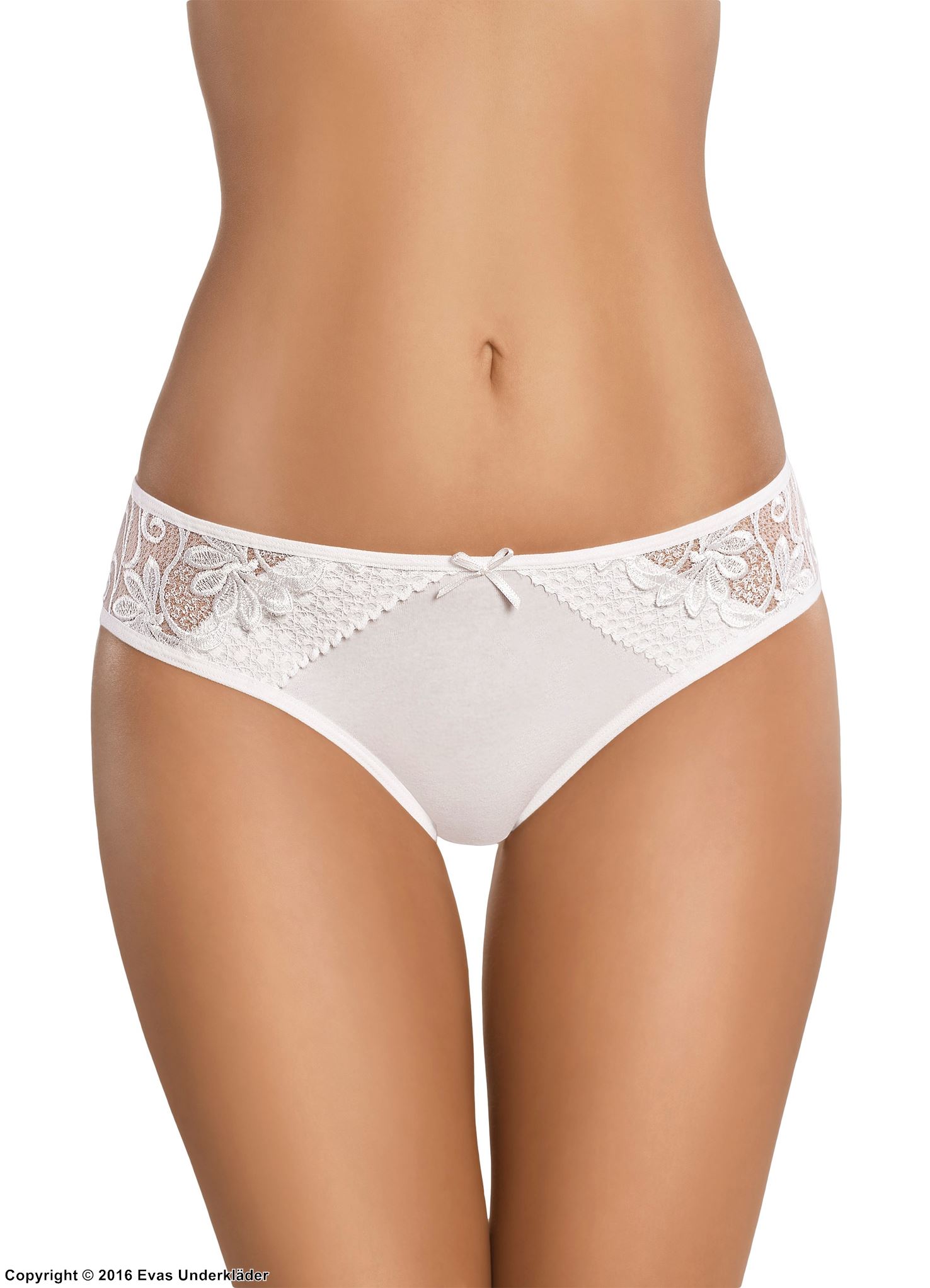 Classic briefs, high quality cotton, embroidery